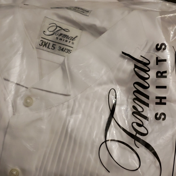 FORMAL WHITE LONG SLEEVE SHIRT SZ 3X L5 - Picture 8 of 8